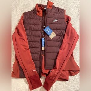 Running vest and running quarter zip new with tags!